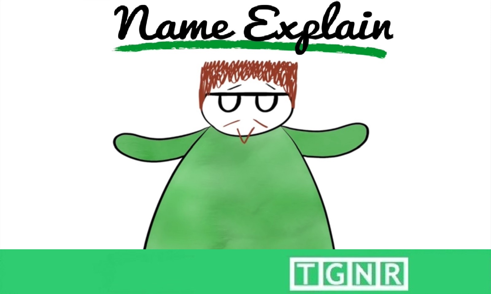 Name Explain intro card w/ animated Patrick Foote